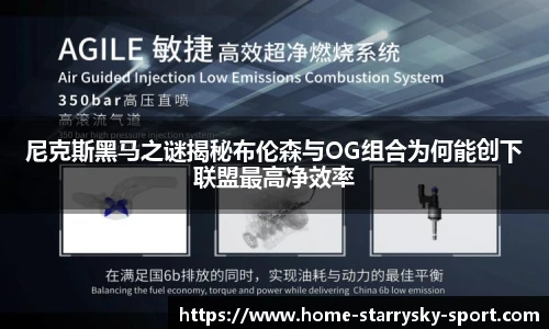 尼克斯黑马之谜揭秘布伦森与OG组合为何能创下联盟最高净效率