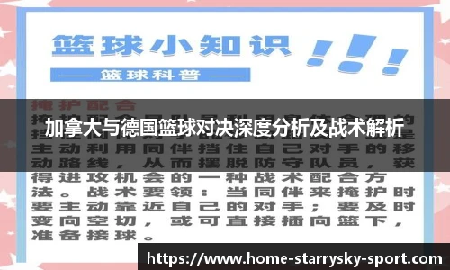 加拿大与德国篮球对决深度分析及战术解析